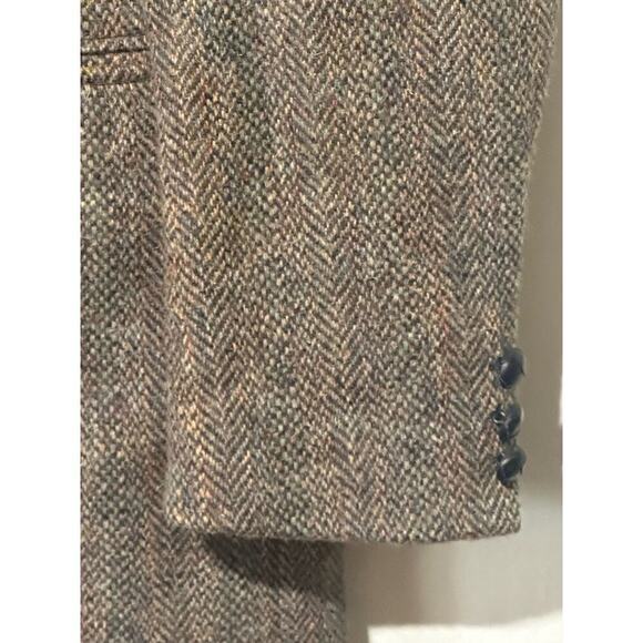 Harris Tweed Wool Sport Coat Men’s 40R muli Herringbone Blazer Anderson Little - Picture 4 of 7
